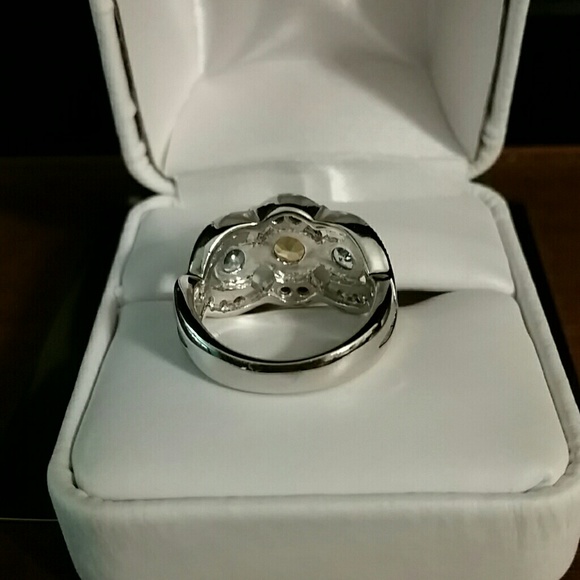 NWOT Solid 925 Sterling Silver Gemstone Ring - Picture 4 of 6